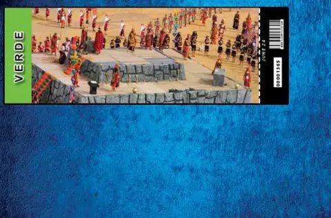 Billet Inti Raymi 2027. Partie verte
