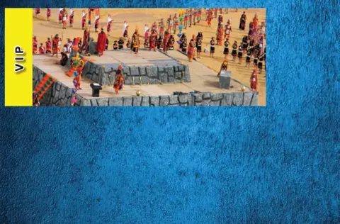Billet pour l'Inti Raymi 2027. Section jaune.